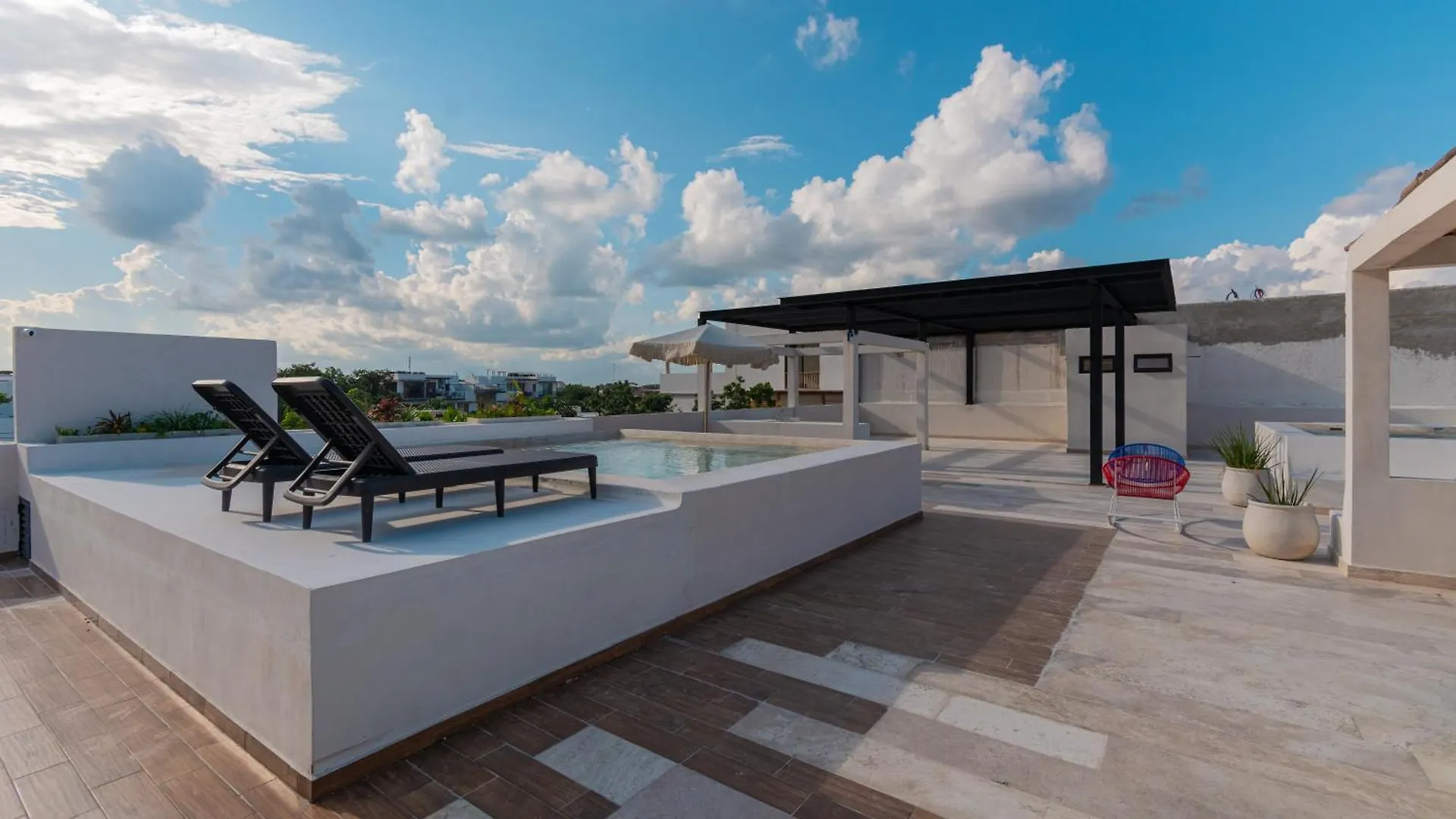 アパート Stylish 3Br Penthouse In Tulum Pool, Bbq, Gymアパートメント